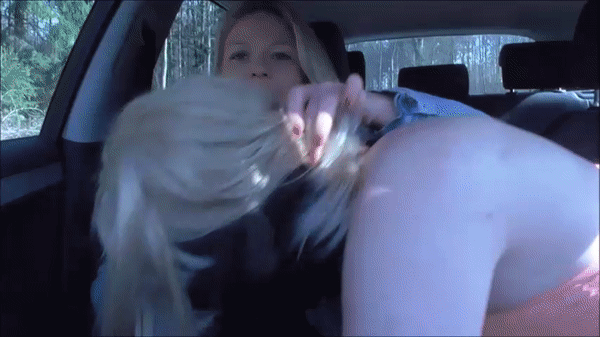 My Bitch Pamela sucks my Dick near the Road (German)